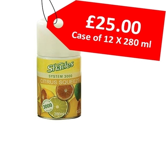 Picture of Shades System 3000 Citrus 12 x 280ml - CLEARANCE SALE