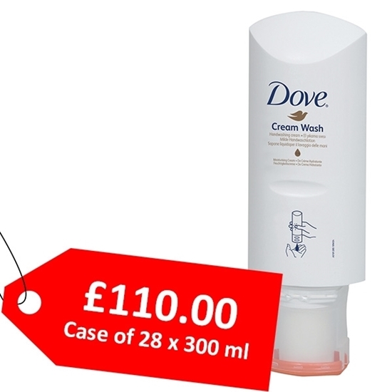 Picture of H2 Soft Care Dove Cream Wash Mild Hand Washing Cream 300ml - CLEARANCE SALE