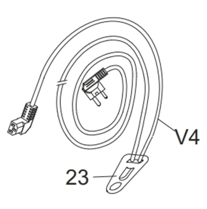 Picture of 90-0299-0500 MAINS LEAD FOR TRUVUX MULTIWASH