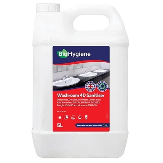 Picture of BioHygiene Washroom 4D Sanitiser 5 Litre x 2 per case