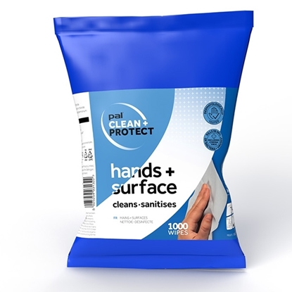 Picture of PAL Hand and Surface Wipes (3x1000)