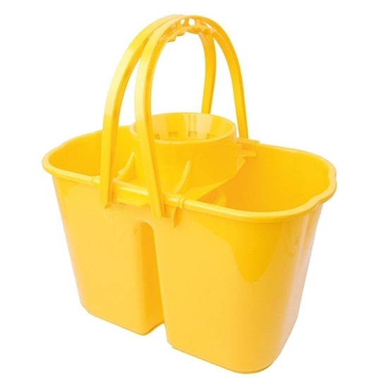 Picture of Bucket Double & Wringer 14L - Yellow