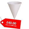 Picture of Cone Paper Water Cup 4OZ 114ML - CLEARANCE SALE