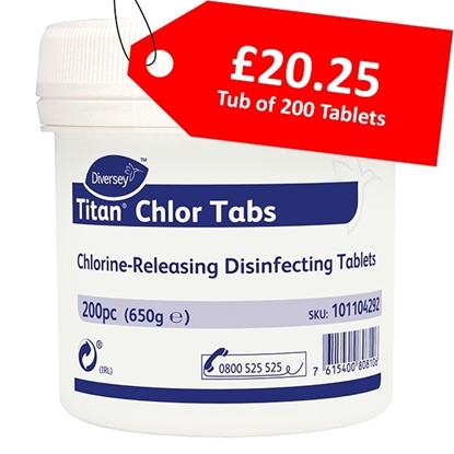 Picture of Titan Chlor Sanitiser Tablets - CLEARANCE SALE