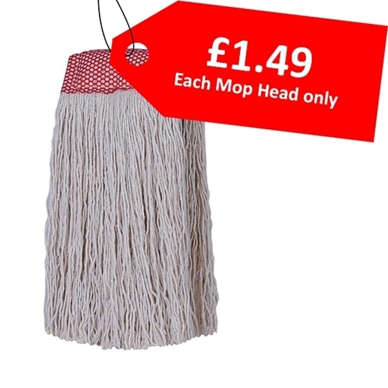 Picture of Roughneck Kentucky Mop Head 340G (12OZ) RED - CLEARANCE SALE