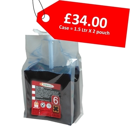 Picture of V006 Super C Toilet Cleaner 2 x 1.5Ltr Pouch - CLEARANCE SALE