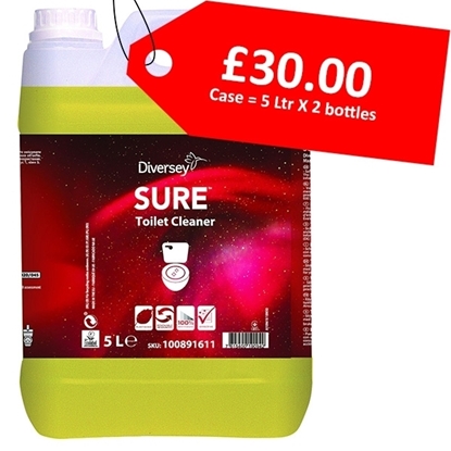 Picture of SURE Toilet Cleaner 2x5L - CLEARANCE SALE