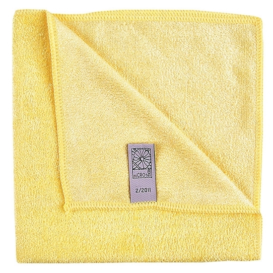 Picture of HEAVY DUTY YELLOW MICROTEX MICROFIBRE CLOTH- 40X40CM