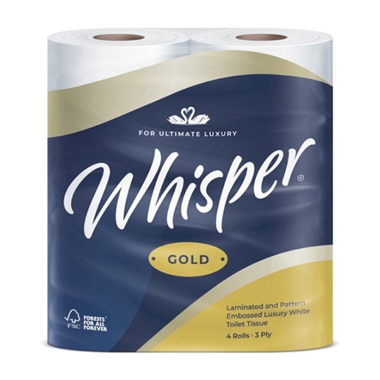 Picture of 3PLY WHISPER TOILET ROLL 170 SH [40]