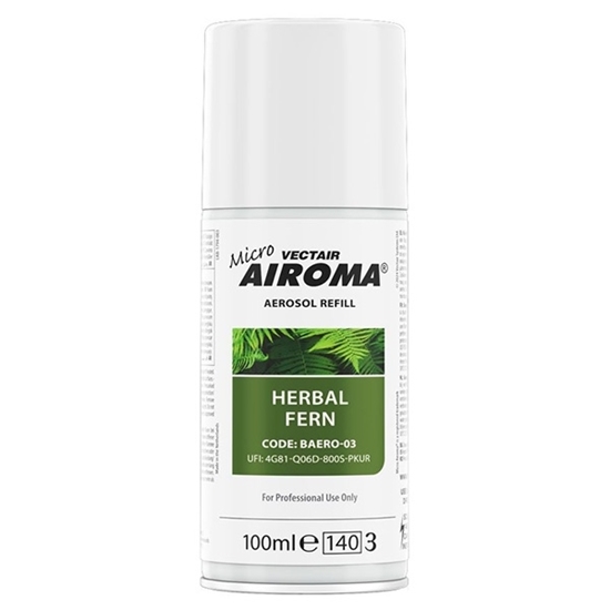 Picture of Vectair Airoma Micro Aerosol 12 x 100ml - Herbal Fern