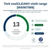 Picture of Tork 130082 W4 Industrial Heavy-Duty Wiping Paper 3 Ply Blue - CLEARANCE SALE