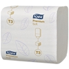 Picture of Tork 114273 T3 Soft Folded Toilet Paper 2 Ply White