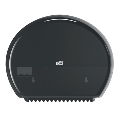 Picture of Tork T2 Mini Jumbo Toilet Roll Dispenser Black