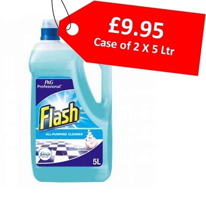 Picture of Flash Professional All Purpose Liquid Cleaner Cotton Fresh 5 Litre - CLEARANCE SALE