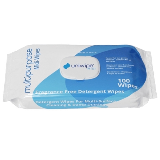 Picture of Uniwipe Multipurpose Wipes 38x25cm (100 Wipes)