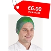 Picture of GREEN METAL FREE HAIRNET - KNOTTED (100) - CLEARANCE SALE