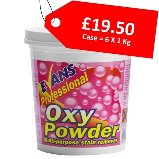 Picture of EVANS OXY POWDER MULTI STAIN REMOVER (6 X1KG) - CLEARANCE SALE