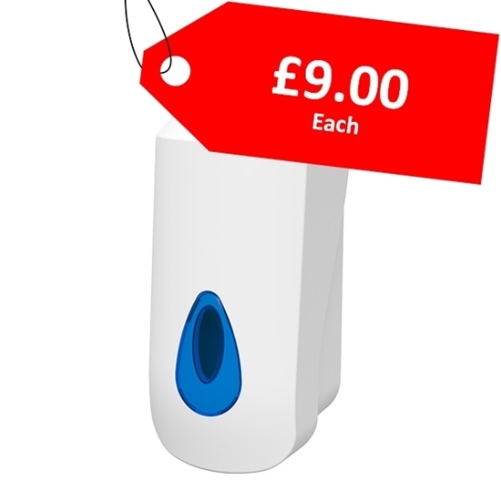 Picture of SMALL WHITE MODULAR SOAP DISPENSER - CLEARANCE SALE