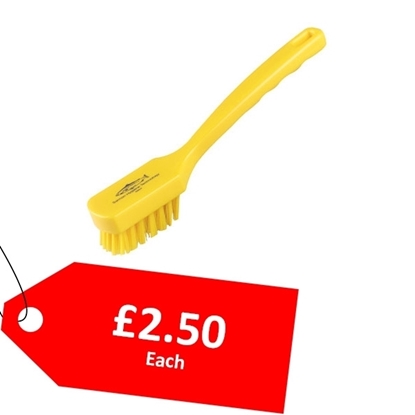 Picture of YELLOW MEDIUM UTILITY BRUSH - CLEARANCE SALE