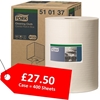 Picture of Tork W1 / W2 / W3 Cleaning Cloth 1 Ply White - CLEARANCE SALE