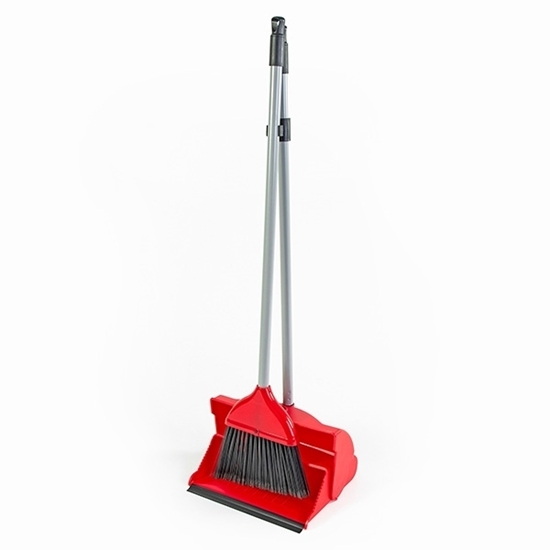 Picture of Contract Lobby Dustpan & Brush - Red