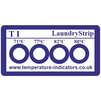 Picture of Laundry Temperature Indicating Strip 4 Level 71°C to 88°C