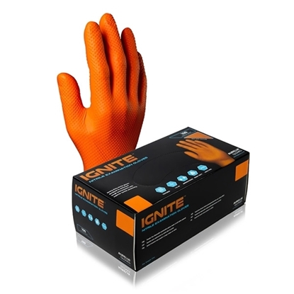 Picture of Aurelia® Ignite 7 mil Nitrile Powder Free Examination Gloves - Extra Large EU/UK (90)