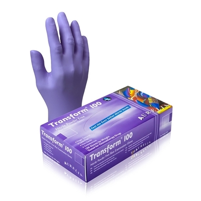 Picture of Aurelia Transform Nitrile Powder Free Blue Glove - Medium