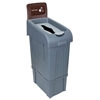 Picture of Brown Procycle Recycling Bin, Lid & Back Panel 80L - for Food Waste