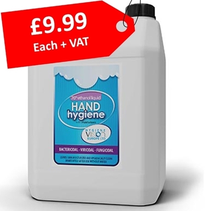 Picture of Hygiene 70% Alcohol Hand Gel Sanitiser 5 Litre - CLEARANCE SALE