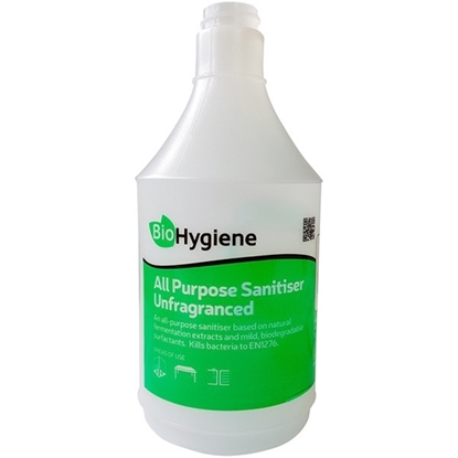 Picture of BioHygiene All Purpose Sanitiser Unfragranced Empty Trigger Bottle 750ML