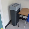 Picture of Grey Recycling Wall Hugger Drop Shot Lid