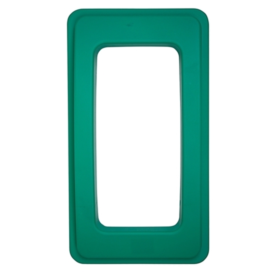 Picture of Teal Recycling Wall Hugger Lid