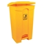 Picture of YELLOW PEDAL BIN POLYPROPYLENE 87L