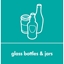 Picture of TEAL GLASS BOTTLES & JARS LABEL FOR BINS