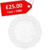 Picture of Swantex RD-125 White Round Doyley 12.5" (2000) - CLEARANCE SALE