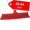 Picture of Broom Soft-Split Bristles 410MM RED - CLEARANCE SALE