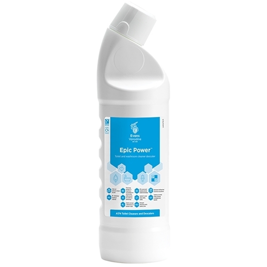 Picture of Evans Epic Power Toilet and Washroom Cleaner Descaler 6X1 LITRE