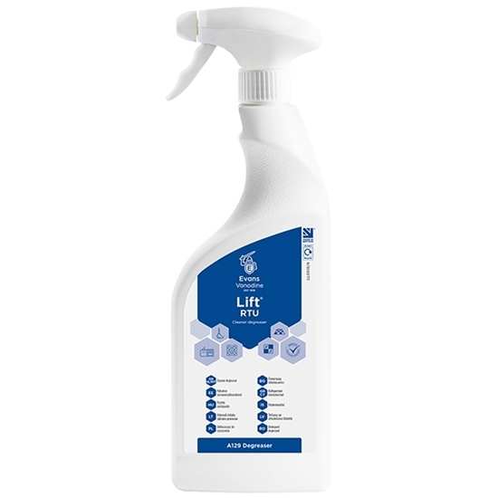 Picture of Evans Lift RTU (Ready-to-use) Heavy Duty Unperfumed Cleaner Degreaser 6x750ml