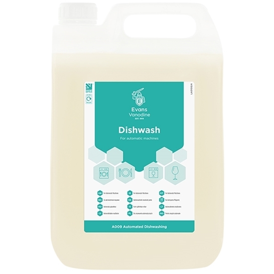 Picture of EVANS DISHWASH DETERGENT 5 LTR