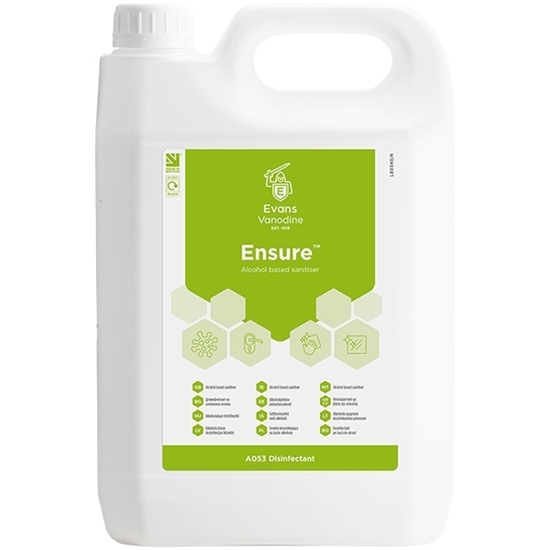 Picture of Evans Ensure™ Alcohol Sanitiser 5 Litre