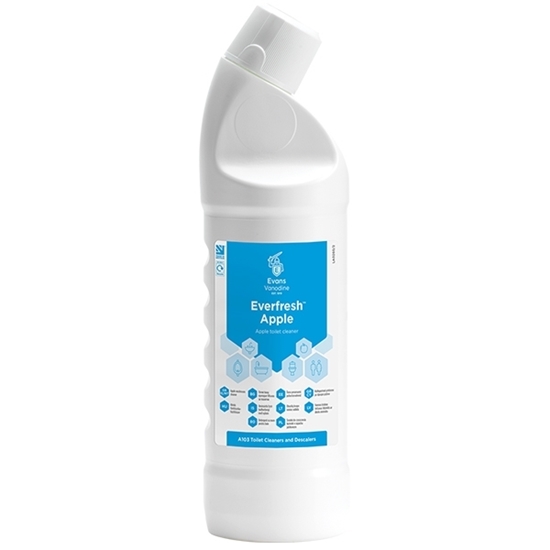 Picture of Evans Everfresh™ Apple Toilet and Washroom Cleaner 6 X 1 Litre