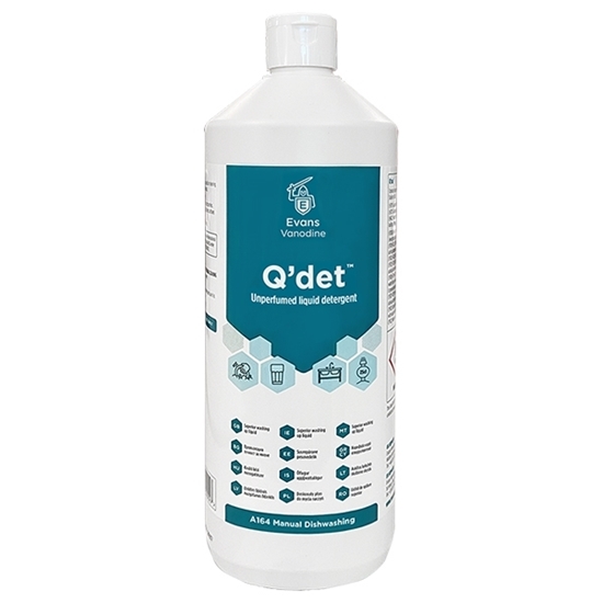 Picture of Evans Q'det™ Unperfumed Liquid Detergent 1 Litre