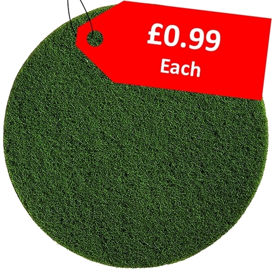 Picture of GREEN 8" FLOOR SCRUBBING PAD - CLEARANCE SALE