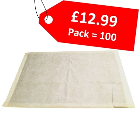 Picture of DISPOSABLE BED PADS (100) 75 x 57cm - CLEARANCE SALE