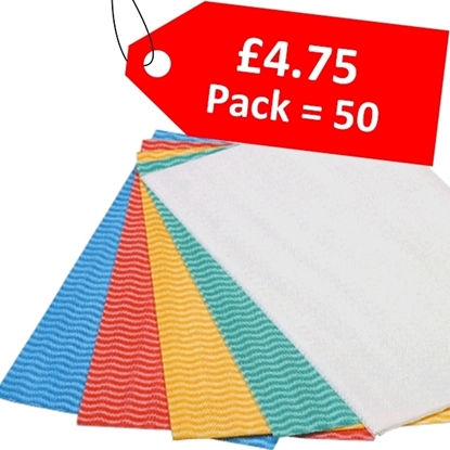 Picture of Blue GP Cloth (Pk 50) 58 x 33cm - CLEARANCE SALE