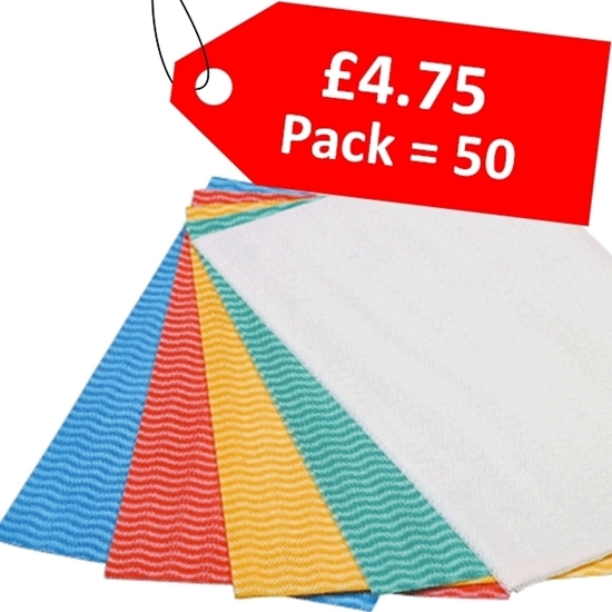 Picture of Blue GP Cloth (Pk 50) 58 x 33cm - CLEARANCE SALE