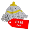 Picture of FREEDOM II MINI LOOPED YELLOW SOCKET MOP - CLEARANCE SALE