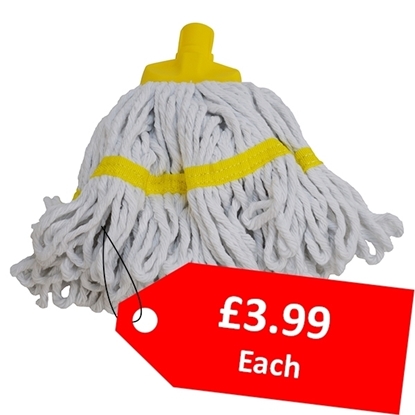 Picture of FREEDOM II MINI LOOPED YELLOW SOCKET MOP - CLEARANCE SALE