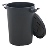 Picture of BIG DUG ESSENTIALS 85L BLACK DUSTBIN WITH CLIP LID